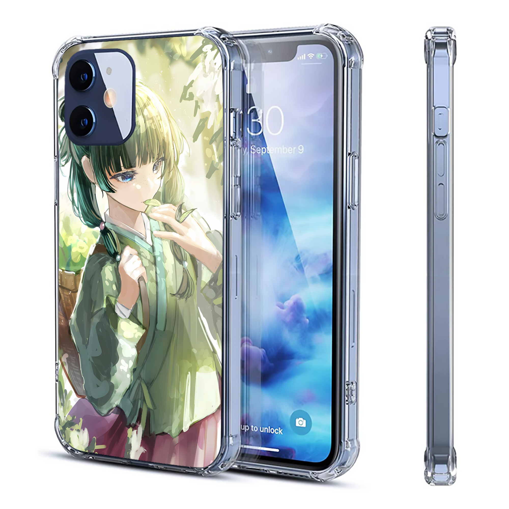 （画像用） 薬屋のひとりごと The Apothecary Diaries 【iPhone 12シリーズ対応】透明スマホケース（クリアソフトケース）